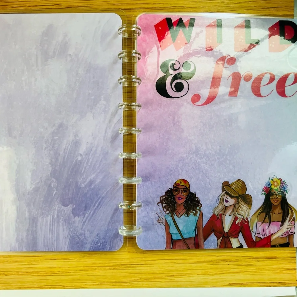 Happy planner classic size cover set wild and free Good times and tan lines